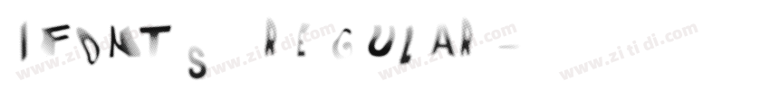 iFonts航天腾飞体 Regular字体转换